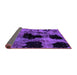 Sideview of Abstract Purple Modern Rug, abs2065pur