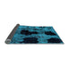 Sideview of Abstract Light Blue Modern Rug, abs2065lblu