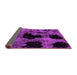 Sideview of Abstract Pink Modern Rug, abs2065pnk