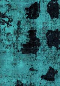 Abstract Turquoise Modern Rug, abs2065turq