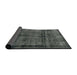 Sideview of Abstract Light Black Modern Rug, abs2066