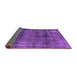 Sideview of Abstract Purple Modern Rug, abs2066pur