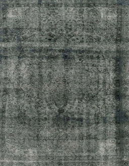 Abstract Light Black Modern Rug, abs2066