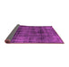 Sideview of Abstract Pink Modern Rug, abs2066pnk