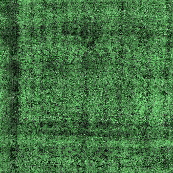 Machine Washable Abstract Emerald Green Modern Area Rugs, wshabs2066emgrn