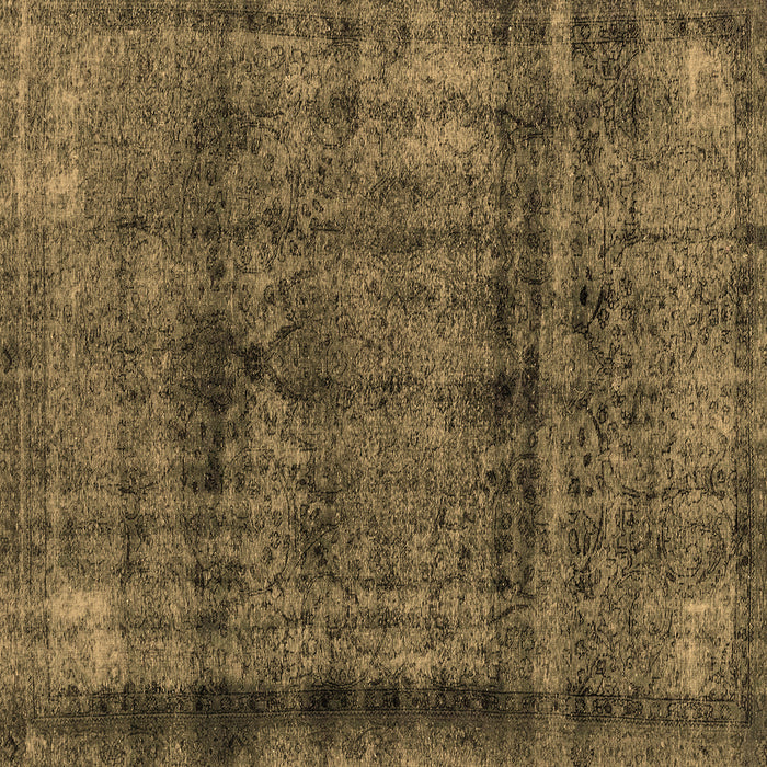 Square Abstract Brown Modern Rug, abs2066brn