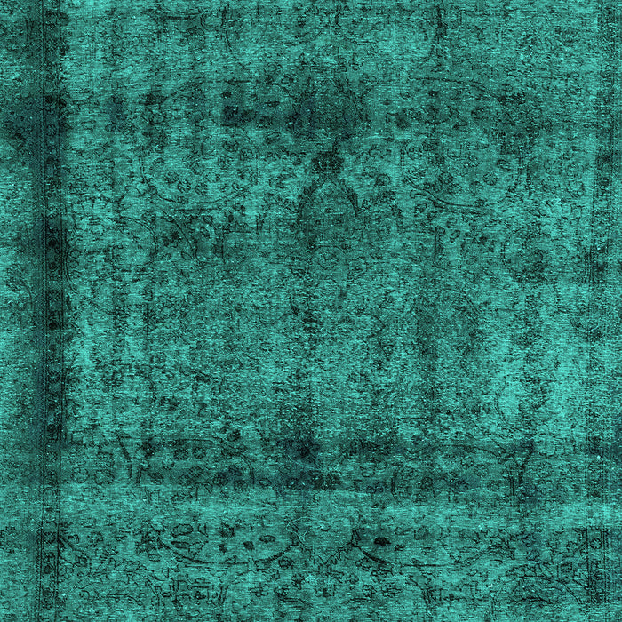 Machine Washable Abstract Turquoise Modern Area Rugs, wshabs2066turq