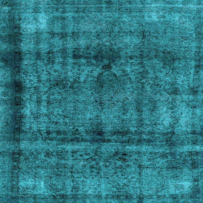 Square Machine Washable Abstract Light Blue Modern Rug, wshabs2066lblu
