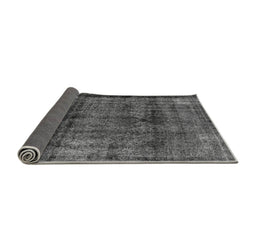 Sideview of Abstract Gray Modern Rug, abs2066gry