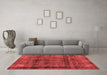 Modern Red Washable Rugs