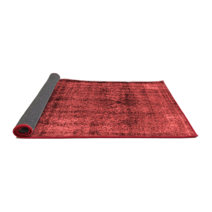 Abstract Red Modern Area Rugs