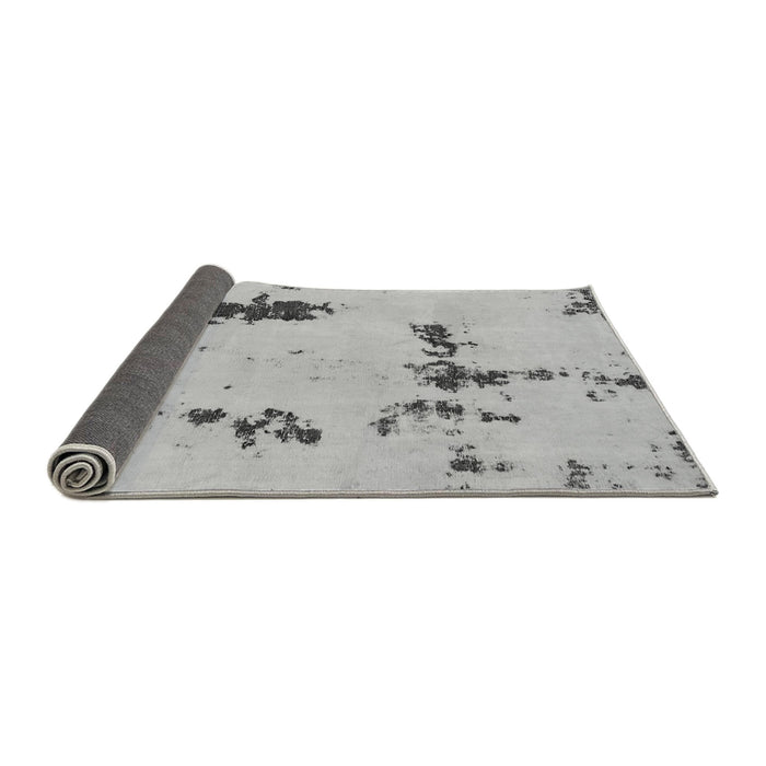 Sideview of Abstract Gray Modern Rug, abs2067gry