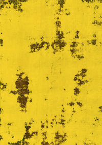 Abstract Yellow Modern Rug, abs2067yw