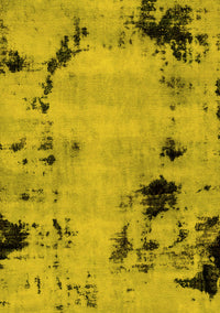 Abstract Yellow Modern Rug, abs2068yw