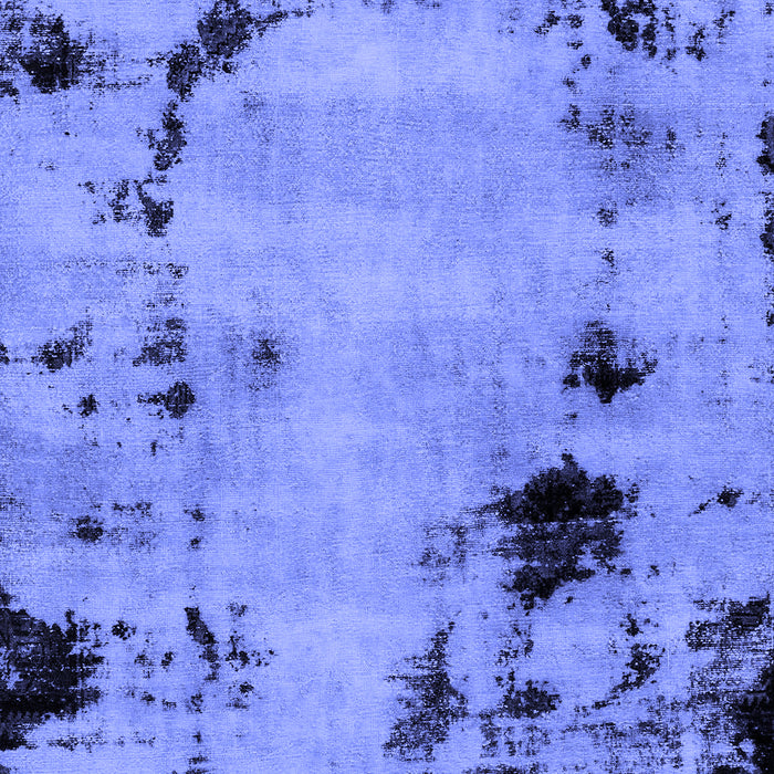 Machine Washable Abstract Blue Modern Rug, wshabs2068blu