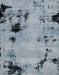 Machine Washable Abstract Blue Gray Rug, wshabs2068