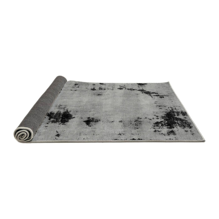 Sideview of Abstract Gray Modern Rug, abs2068gry