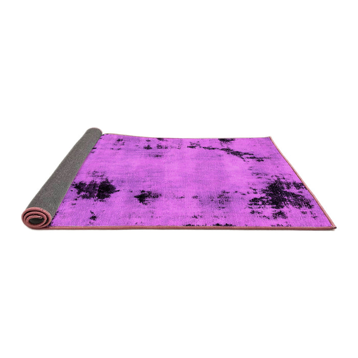 Sideview of Abstract Pink Modern Rug, abs2068pnk