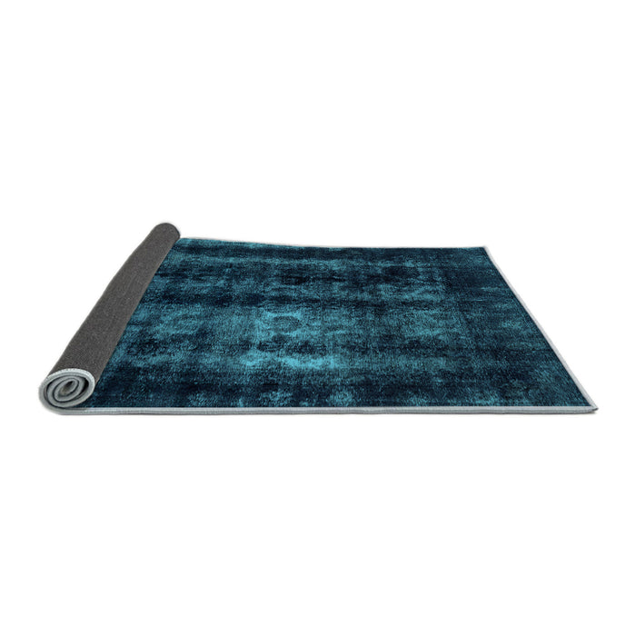 Sideview of Abstract Light Blue Modern Rug, abs2069lblu