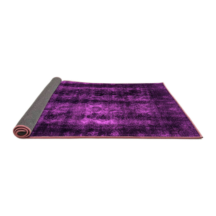 Sideview of Abstract Pink Modern Rug, abs2069pnk