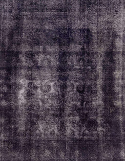 Abstract Charcoal Black Modern Rug, abs2069