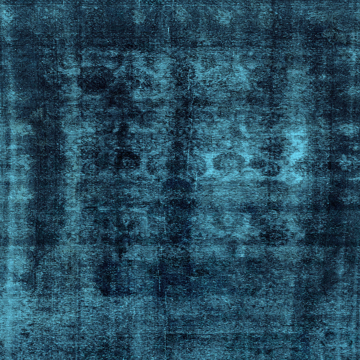 Square Abstract Light Blue Modern Rug, abs2069lblu