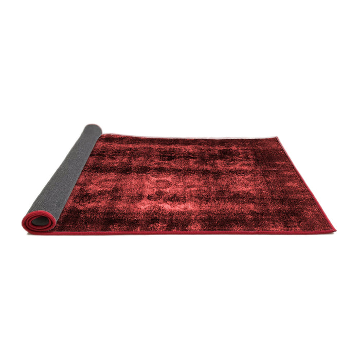 Abstract Red Modern Area Rugs
