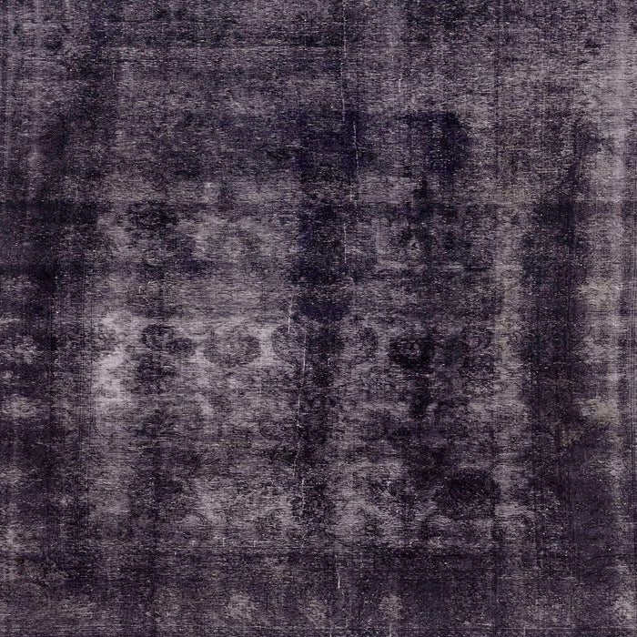 Square Abstract Charcoal Black Modern Rug, abs2069