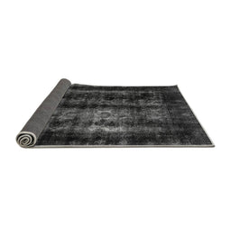 Sideview of Abstract Gray Modern Rug, abs2069gry