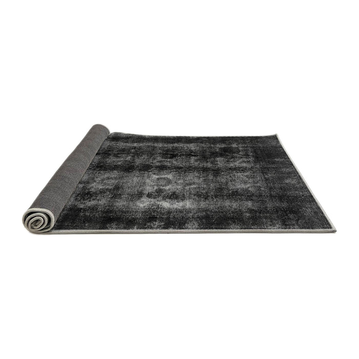 Sideview of Abstract Gray Modern Rug, abs2069gry