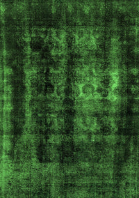 Abstract Green Modern Rug, abs2069grn