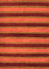 Abstract Orange Modern Rug, abs206org