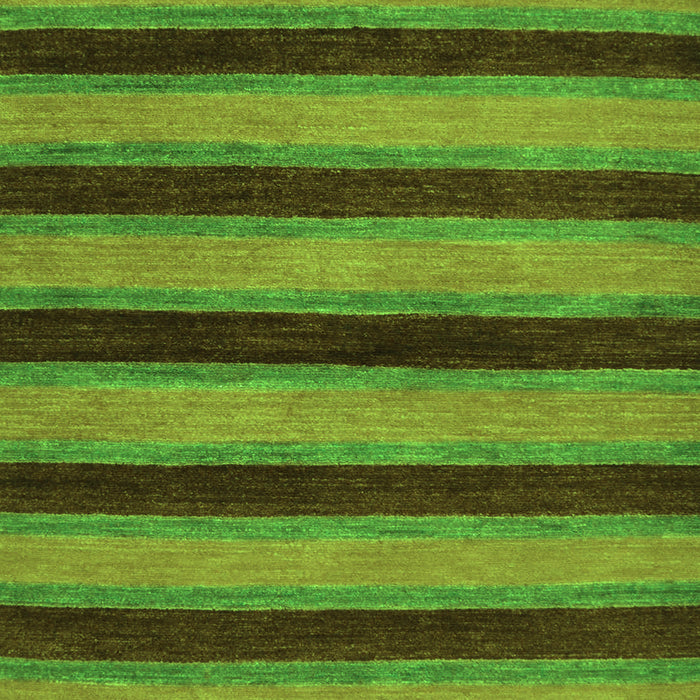 Machine Washable Abstract Green Modern Area Rugs, wshabs206grn