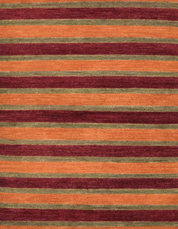 Machine Washable Abstract Sedona Brown Rug, wshabs206