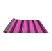 Sideview of Abstract Purple Modern Rug, abs206pur