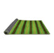 Sideview of Abstract Green Modern Rug, abs206grn