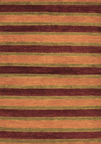 Abstract Brown Modern Rug, abs206brn