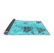 Sideview of Abstract Light Blue Modern Rug, abs2070lblu