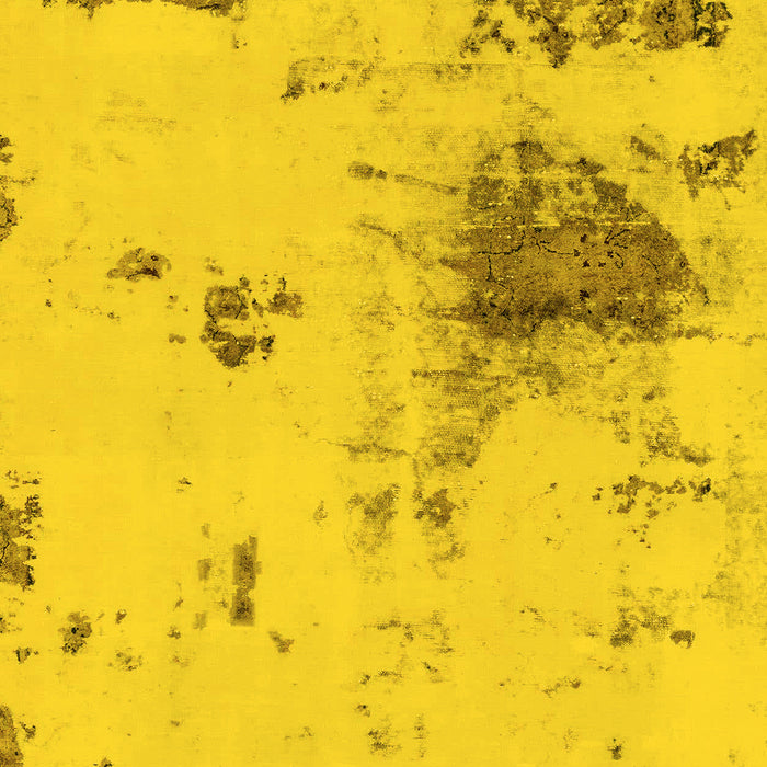 Machine Washable Abstract Yellow Modern Rug, wshabs2070yw