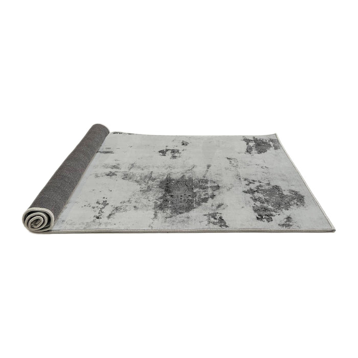 Sideview of Abstract Gray Modern Rug, abs2070gry
