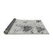 Sideview of Abstract Gray Modern Rug, abs2070gry