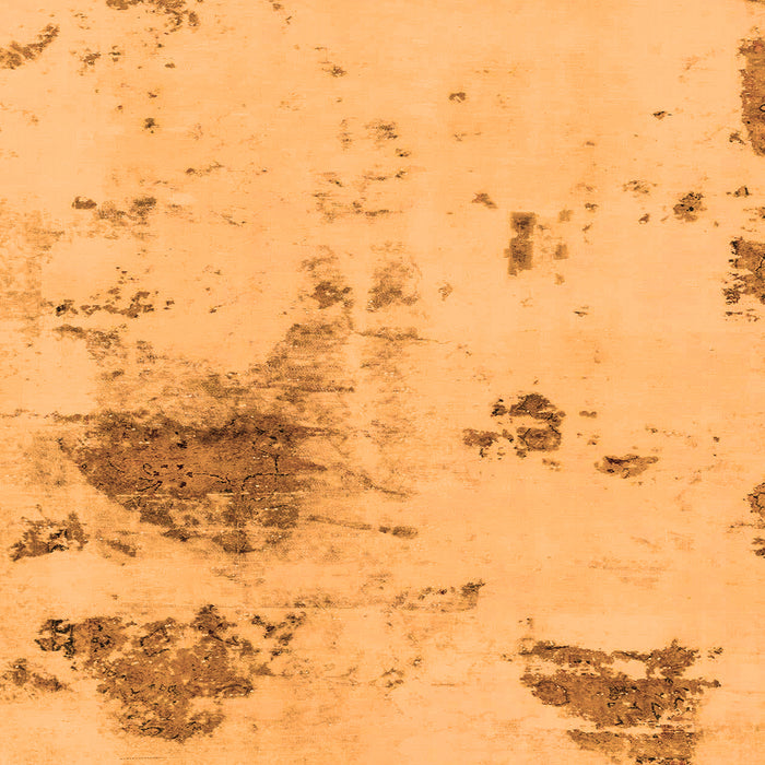 Square Abstract Orange Modern Rug, abs2070org