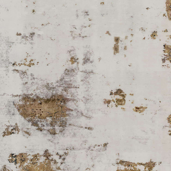 Machine Washable Abstract Pale Silver Gray Rug, wshabs2070