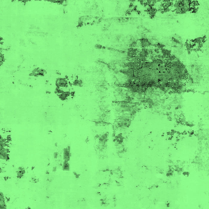 Machine Washable Abstract Emerald Green Modern Area Rugs, wshabs2070emgrn