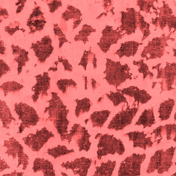 Machine Washable Abstract Red Modern Rug, wshabs2071red