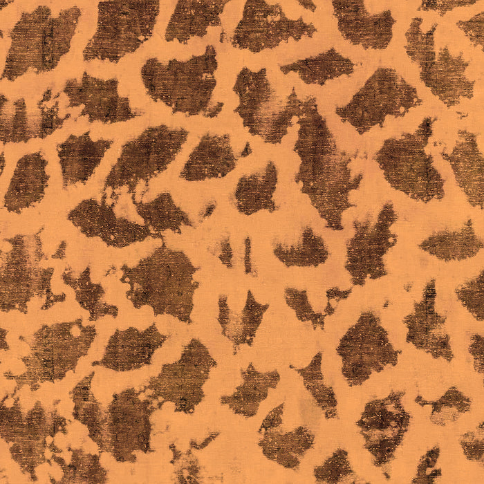 Machine Washable Abstract Orange Modern Area Rugs, wshabs2071org