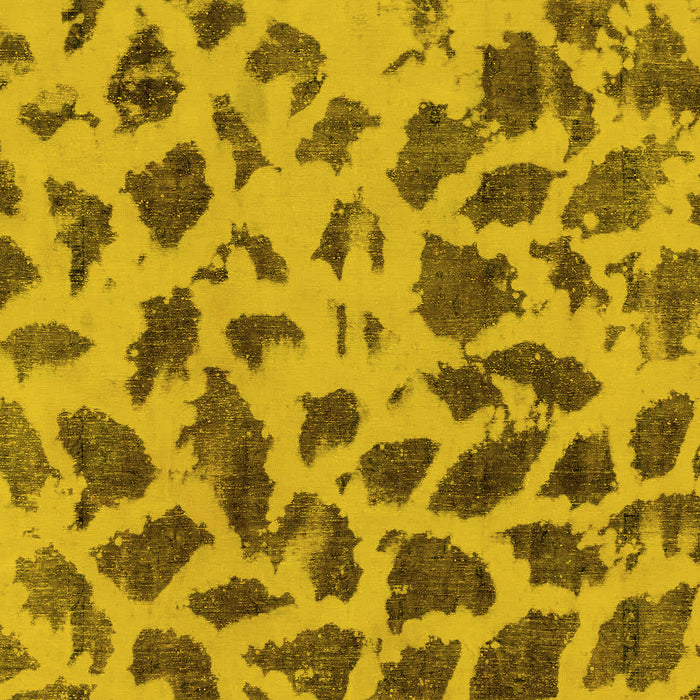 Machine Washable Abstract Yellow Modern Rug, wshabs2071yw