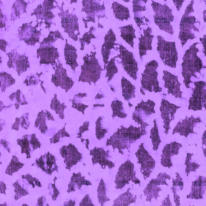 Square Abstract Purple Modern Rug, abs2071pur