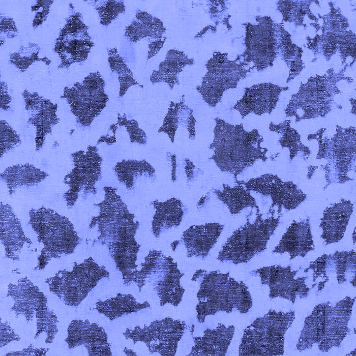 Machine Washable Abstract Blue Modern Rug, wshabs2071blu