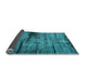 Sideview of Persian Light Blue Bohemian Rug, abs2072lblu